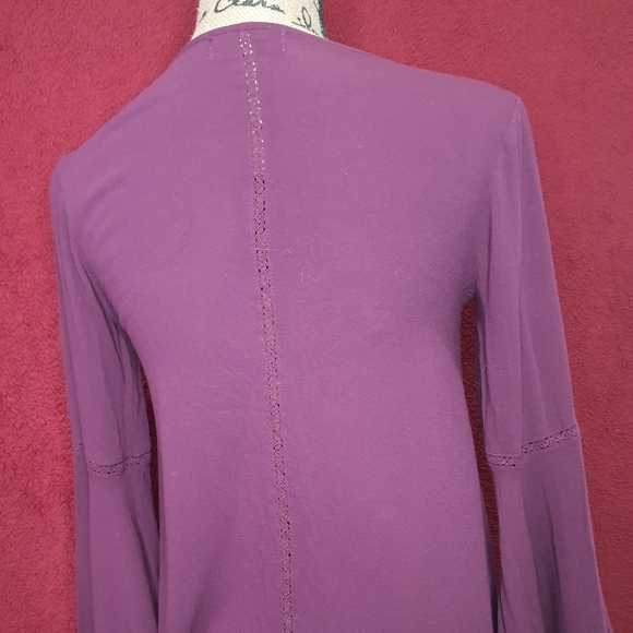 Altar'd State Bell Sleeve Blouse Small - Picture 2 of 6